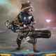 Illustration for article titled Hot Toys Rocket Raccoon Comes With a Blaster Thats Almost Bigger Than He Is